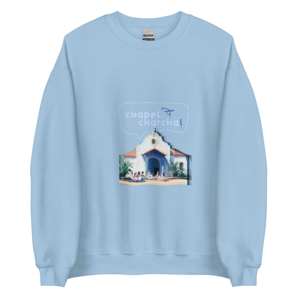 Unisex Crew Neck Sweatshirt Light Blue Front 653d45166665e.jpg