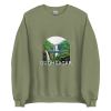 Unisex Crew Neck Sweatshirt Military Green Front 653cb698b95ce.jpg