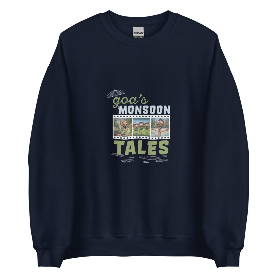 Unisex Crew Neck Sweatshirt Navy Front 653d48e92c553.jpg