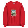Unisex Crew Neck Sweatshirt Red Front 654de3fe9d136.jpg
