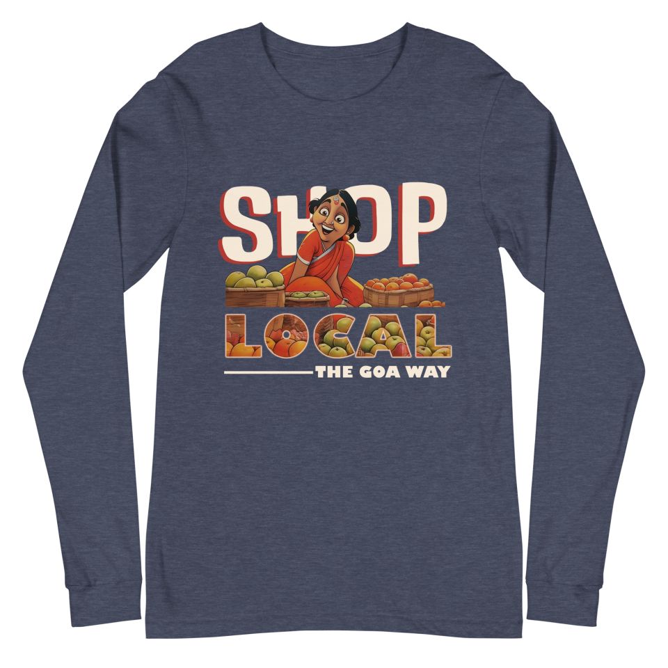 Unisex Long Sleeve Tee Heather Navy Front 6503f13423efe.jpg