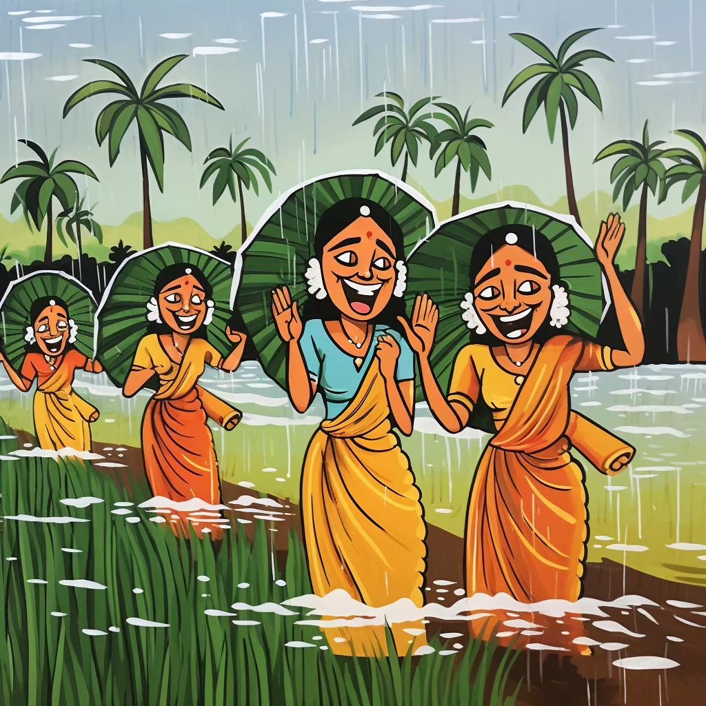 Monsoon Hues And Goa's Paddy Crews