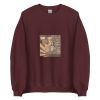 Unisex Crew Neck Sweatshirt Maroon Front 653d4b72ceb42.jpg