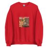 Unisex Crew Neck Sweatshirt Red Front 653d4b72cf808.jpg