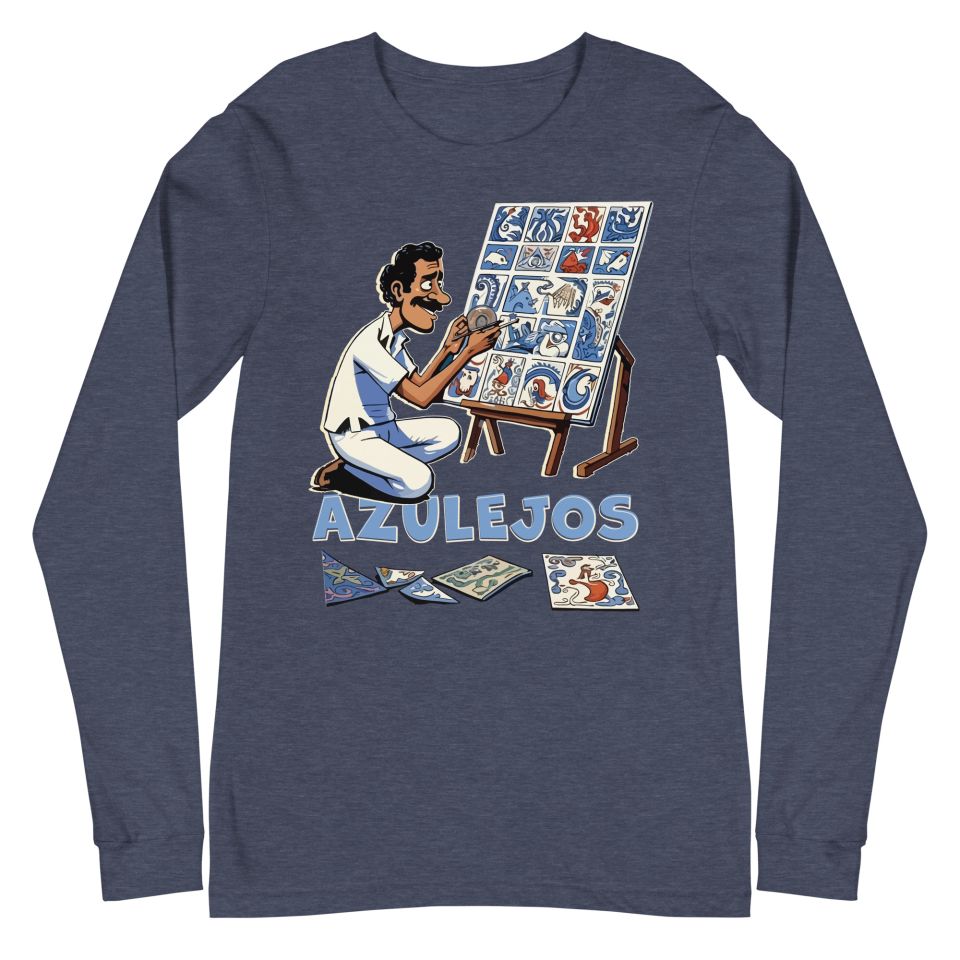 Unisex Long Sleeve Tee Heather Navy Front 6503ebf0ec77f.jpg