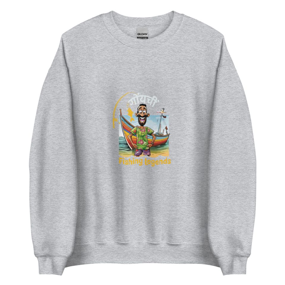 Unisex Crew Neck Sweatshirt Sport Grey Front 653e894304992.jpg