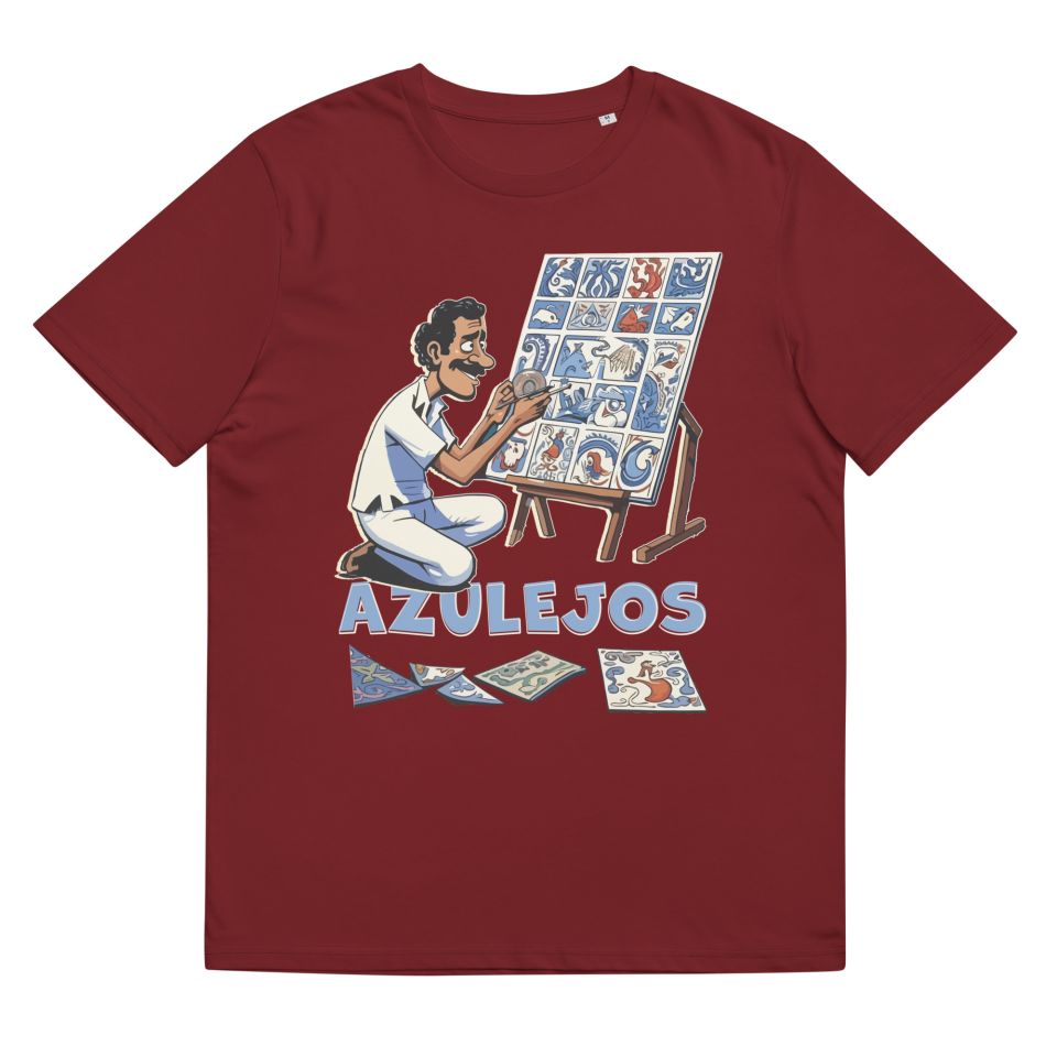 Unisex Organic Cotton T Shirt Burgundy Front 651e6742107da.jpg