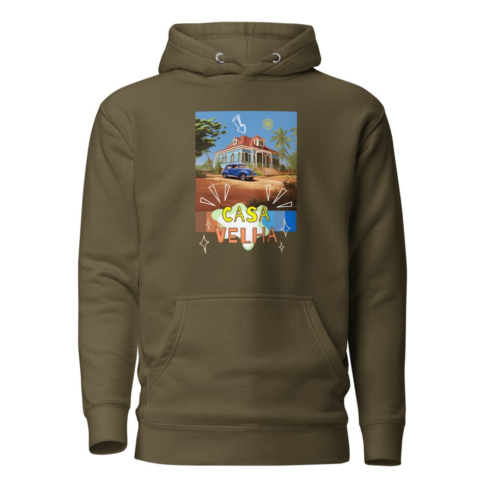 Unisex Premium Hoodie Military Green Front 652e4cb30cf94.jpg