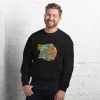 Unisex Crew Neck Sweatshirt Black Front 6538b7e8da036.jpg