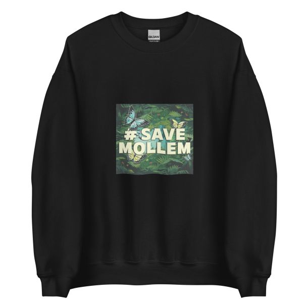 Unisex Crew Neck Sweatshirt Black Front 653d433dce58e.jpg