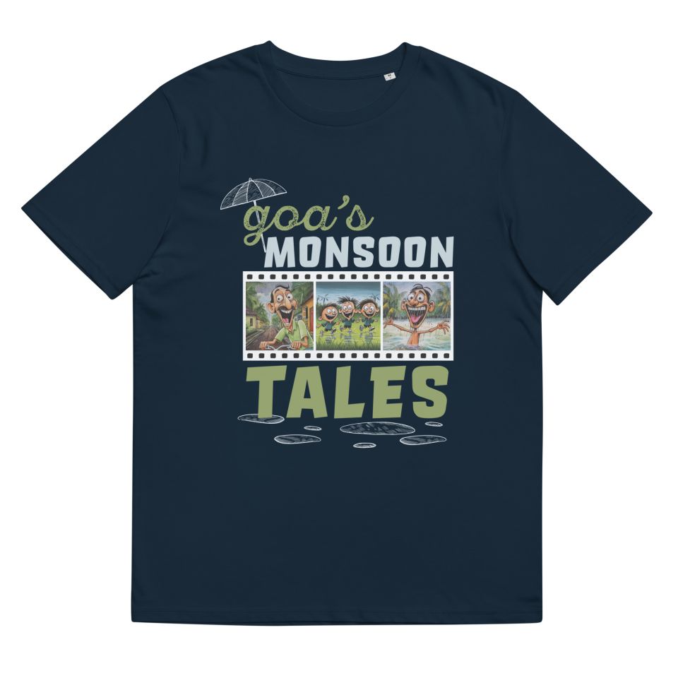 Unisex Organic Cotton T Shirt French Navy Front 652399b3e355f.jpg
