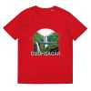 Unisex Organic Cotton T Shirt Red Front 651f9de8cf51c.jpg