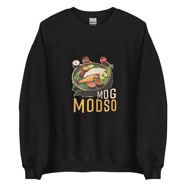 Unisex Crew Neck Sweatshirt Black Front 6538e1e480c67.jpg