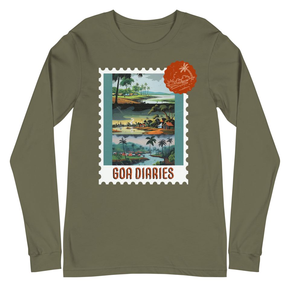 Unisex Long Sleeve Tee Military Green Front 6503f267ebf48.jpg