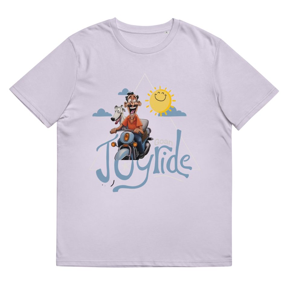 Unisex Organic Cotton T Shirt Lavender Front 65239b249539c.jpg
