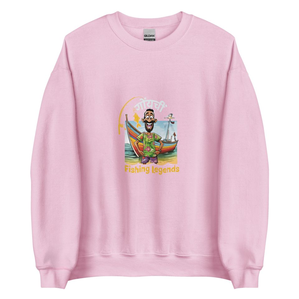 Unisex Crew Neck Sweatshirt Light Pink Front 653e89430634e.jpg