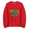 Unisex Crew Neck Sweatshirt Red Front 6538b7e8db128.jpg