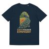 Unisex Organic Cotton T Shirt French Navy Front 651f9cebee3f1.jpg