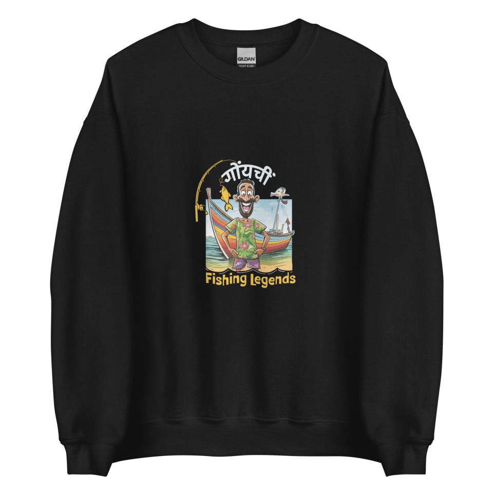 Unisex Crew Neck Sweatshirt Black Front 653e8942ee559.jpg