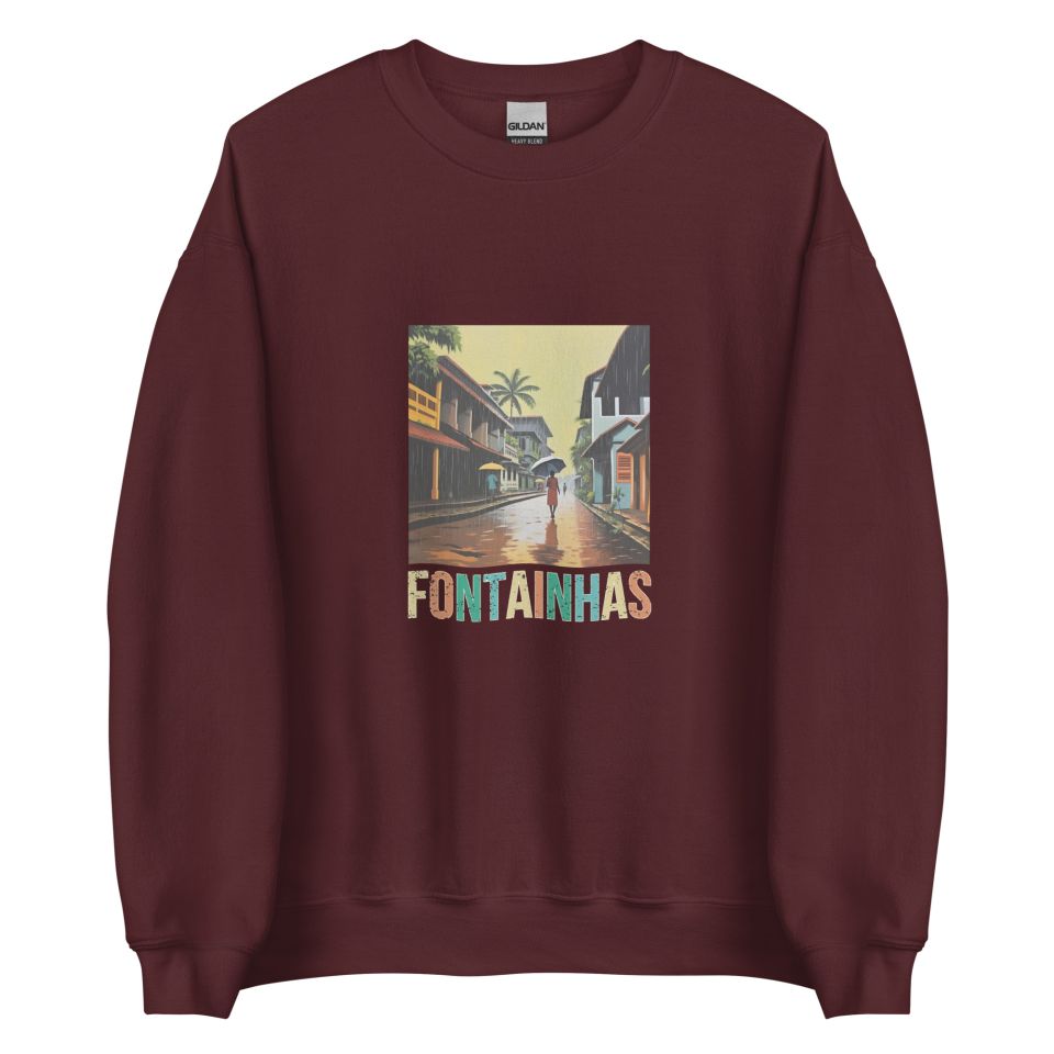 Unisex Crew Neck Sweatshirt Maroon Front 6538e24e4f1d7.jpg