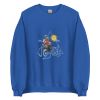 Unisex Crew Neck Sweatshirt Royal Front 653e8a7164d12.jpg