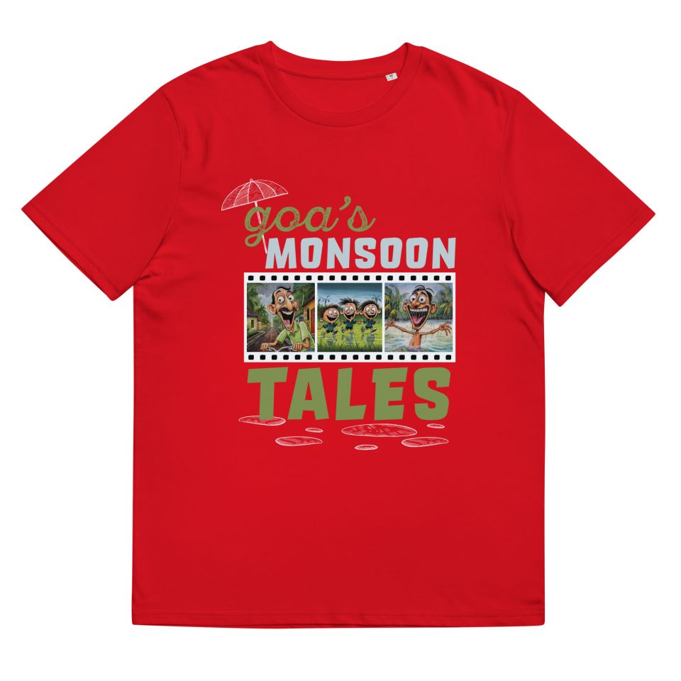 Unisex Organic Cotton T Shirt Red Front 652399b3e48ba.jpg