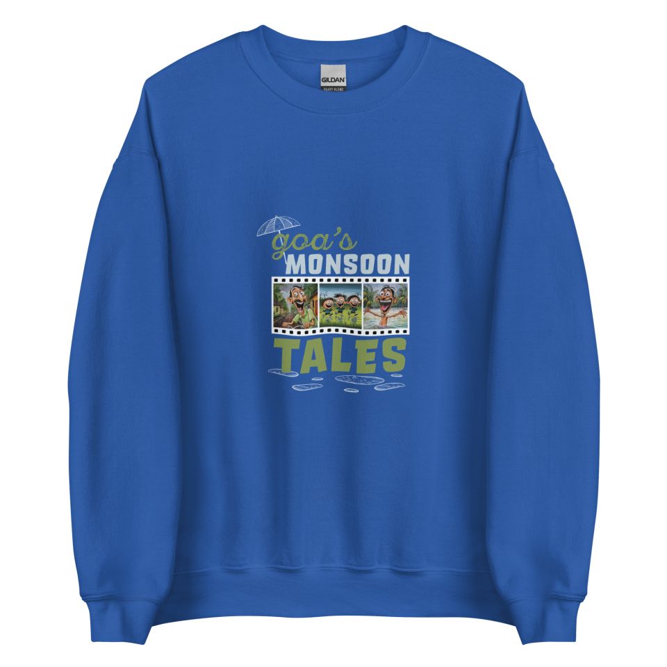 Unisex Crew Neck Sweatshirt Royal Front 653d48e92eb4f.jpg