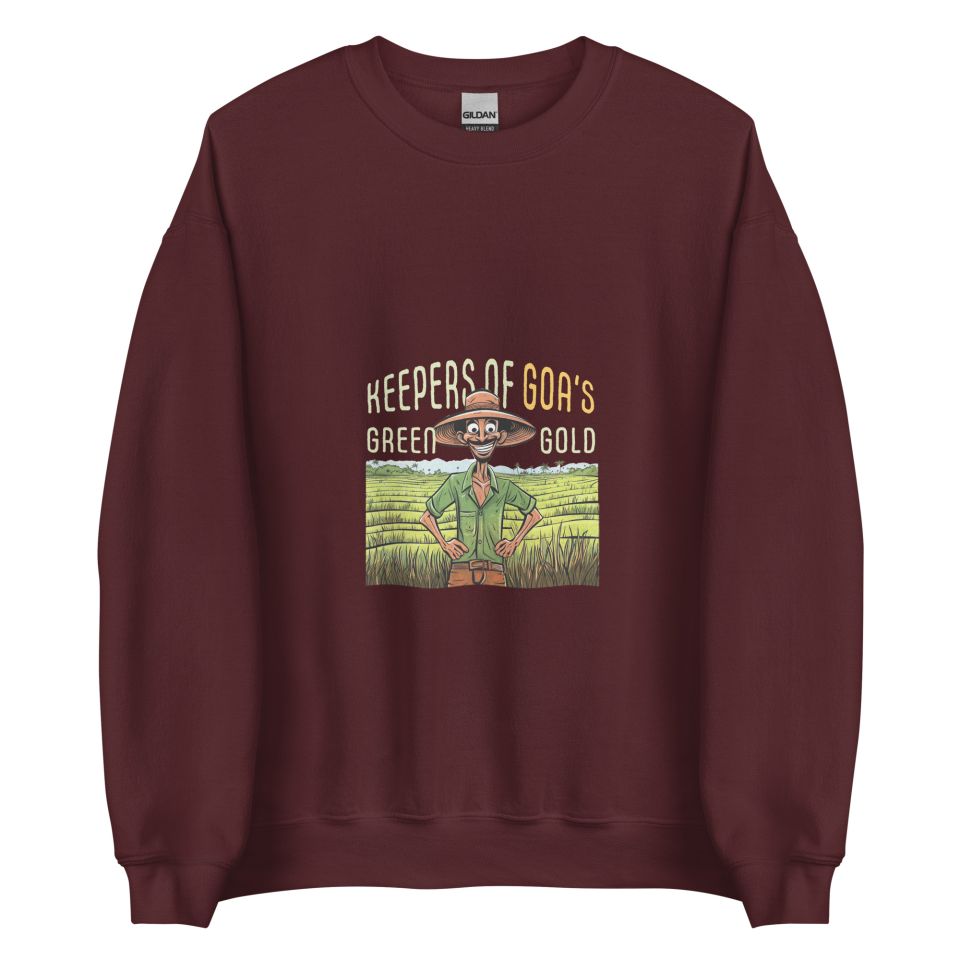 Unisex Crew Neck Sweatshirt Maroon Front 653e8fbd2952a.jpg
