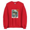 Unisex Crew Neck Sweatshirt Red Front 653d448a602e5.jpg