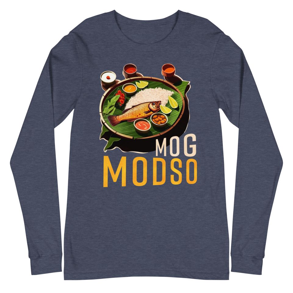 Unisex Long Sleeve Tee Heather Navy Front 6502d1d515035.jpg