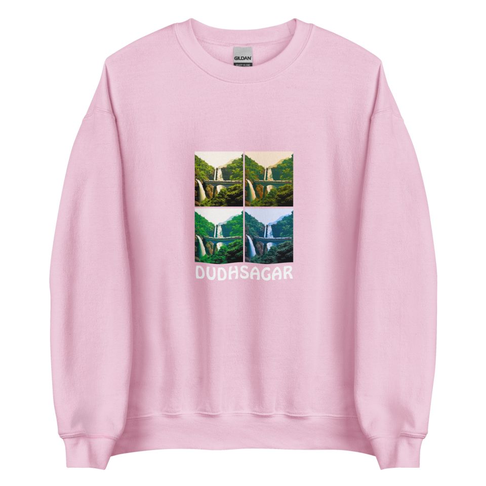 Unisex Crew Neck Sweatshirt Light Pink Front 654defaad78c6.jpg