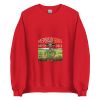 Unisex Crew Neck Sweatshirt Red Front 653e8fbd29cd4.jpg
