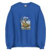 Unisex Crew Neck Sweatshirt Royal Front 653e8942f2ac4.jpg