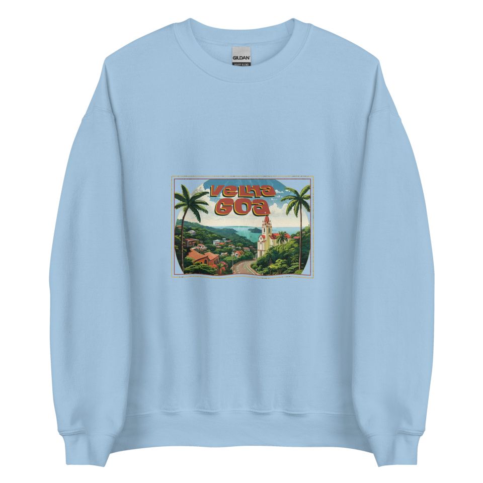 Unisex Crew Neck Sweatshirt Light Blue Front 653d45bc0cb5d.jpg