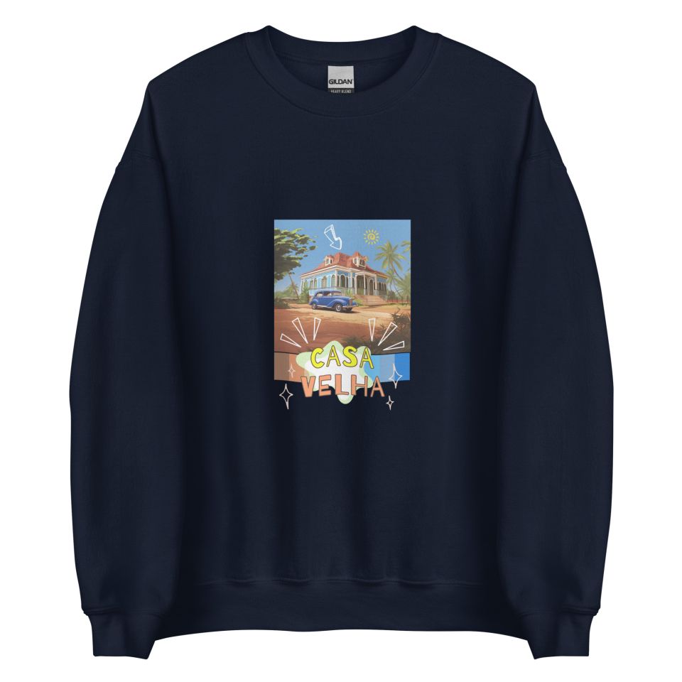 Unisex Crew Neck Sweatshirt Navy Front 653e9011a47f0.jpg