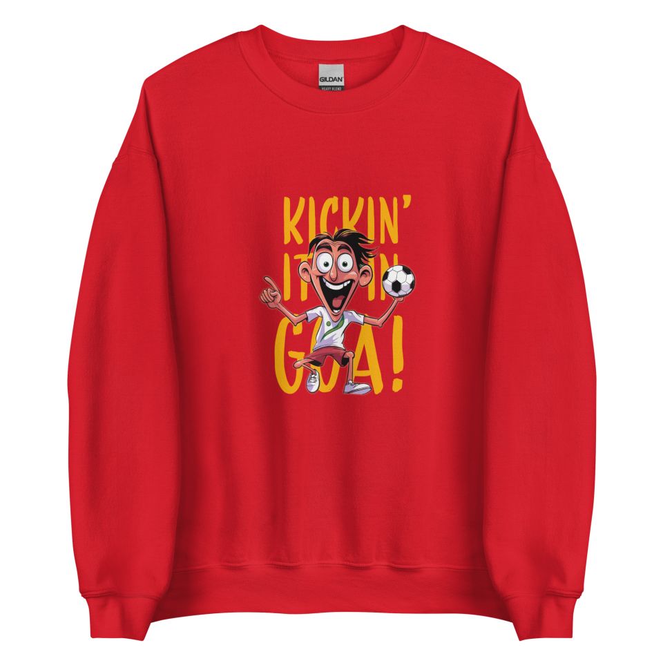 Unisex Crew Neck Sweatshirt Red Front 6538e0824b44a.jpg