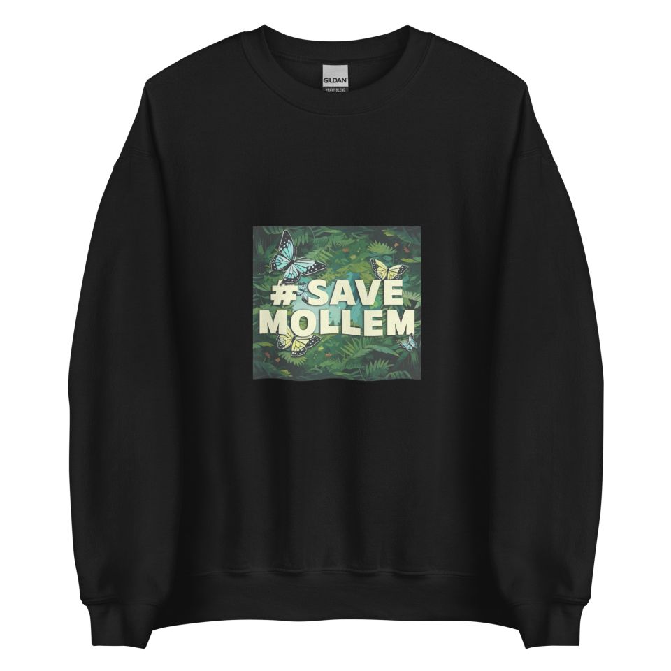 Unisex Crew Neck Sweatshirt Black Front 653d433dce58e.jpg