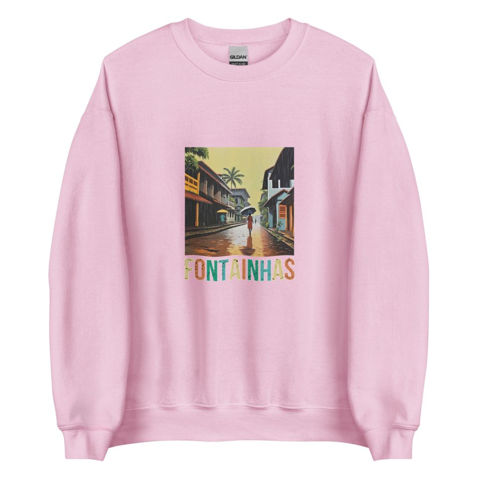 Unisex Crew Neck Sweatshirt Light Pink Front 6538e24e5699e.jpg
