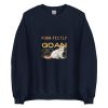 Unisex Crew Neck Sweatshirt Navy Front 654e0398cb7b7.jpg