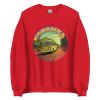 Unisex Crew Neck Sweatshirt Red Front 653cb4205ec62.jpg