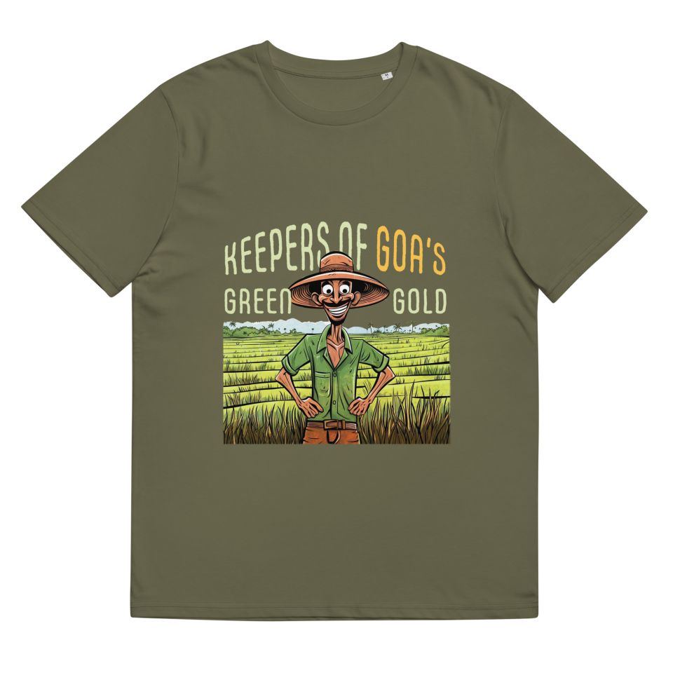 Unisex Organic Cotton T Shirt Khaki Front 65239e2ae6d41.jpg
