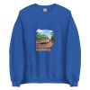 Unisex Crew Neck Sweatshirt Royal Front 654e030b1ab5d.jpg