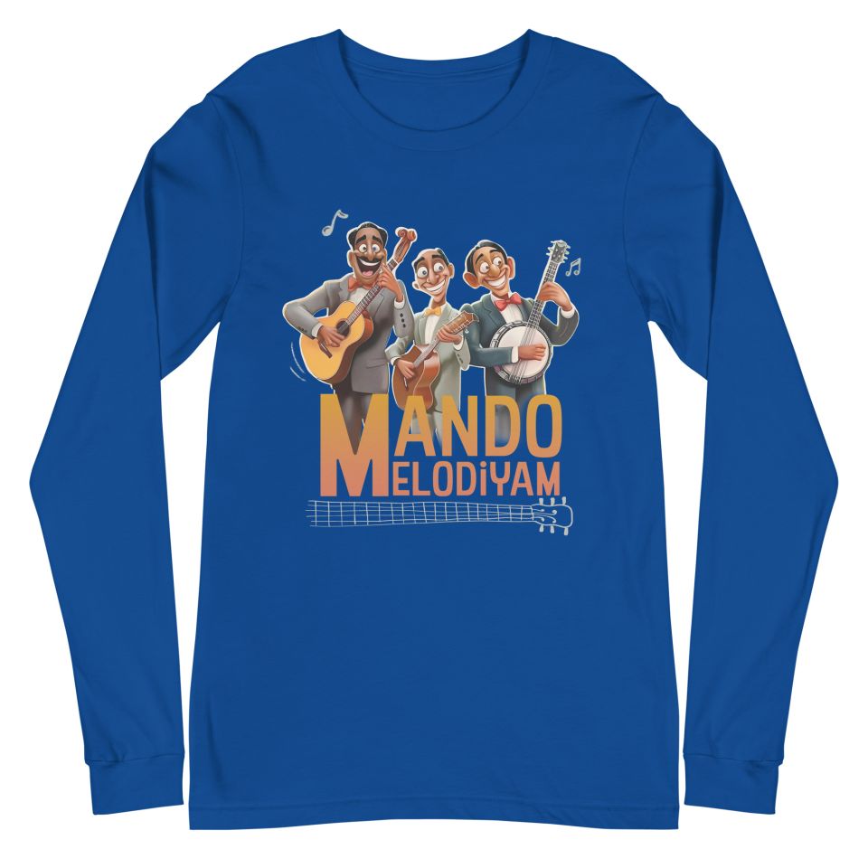 Unisex Long Sleeve Tee True Royal Front 650931b88b0be.jpg