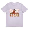 Unisex Organic Cotton T Shirt Lavender Front 651f9ed4ead3a.jpg