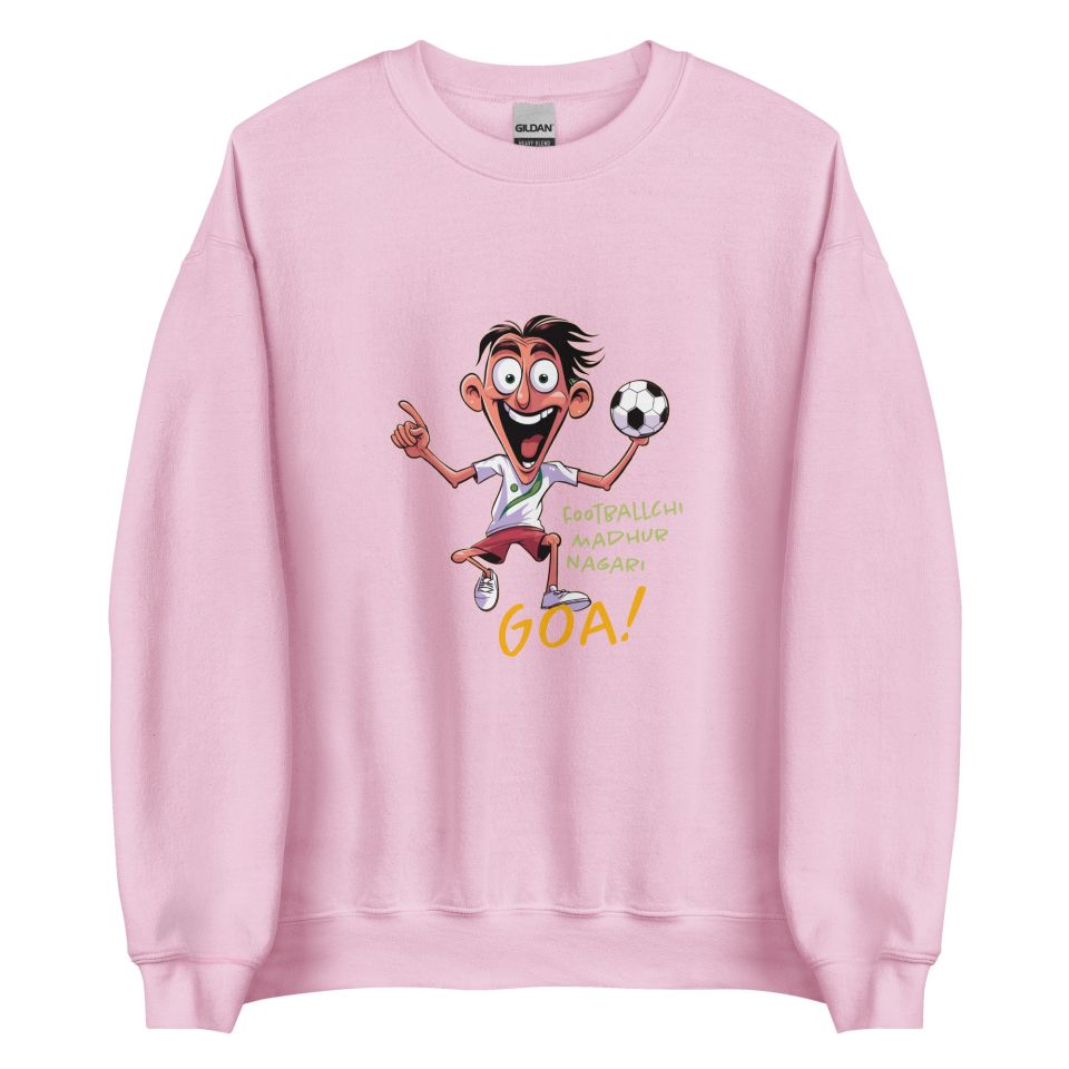 Unisex Crew Neck Sweatshirt Light Pink Front 6538e35c62499.jpg
