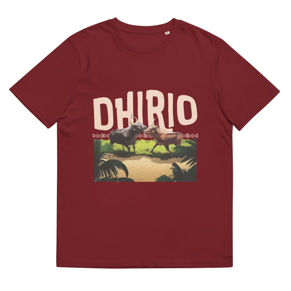 Unisex Organic Cotton T Shirt Burgundy Front 651cfabd8a742.jpg