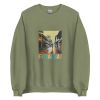 Unisex Crew Neck Sweatshirt Military Green Front 6538e24e521e3.jpg