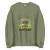 Unisex Crew Neck Sweatshirt Military Green Front 653e8fbd2c48a.jpg