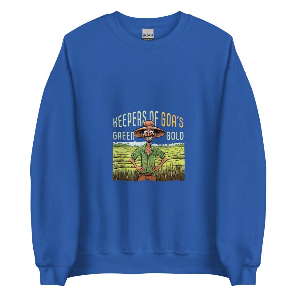 Unisex Crew Neck Sweatshirt Royal Front 653e8fbd2a67e.jpg