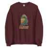 Unisex Crew Neck Sweatshirt Maroon Front 653cb527354f0.jpg